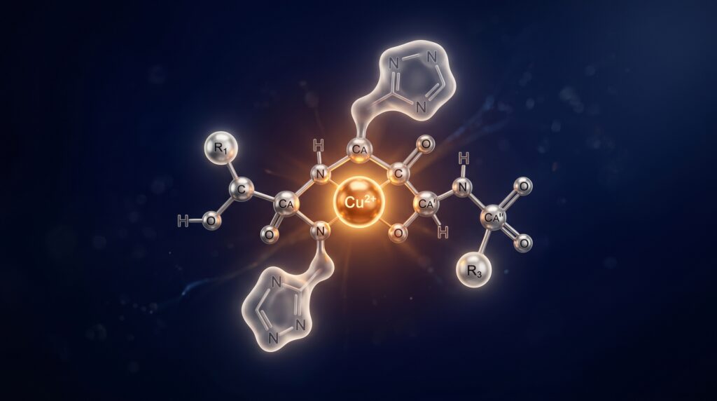 Abstract copper peptide variant
