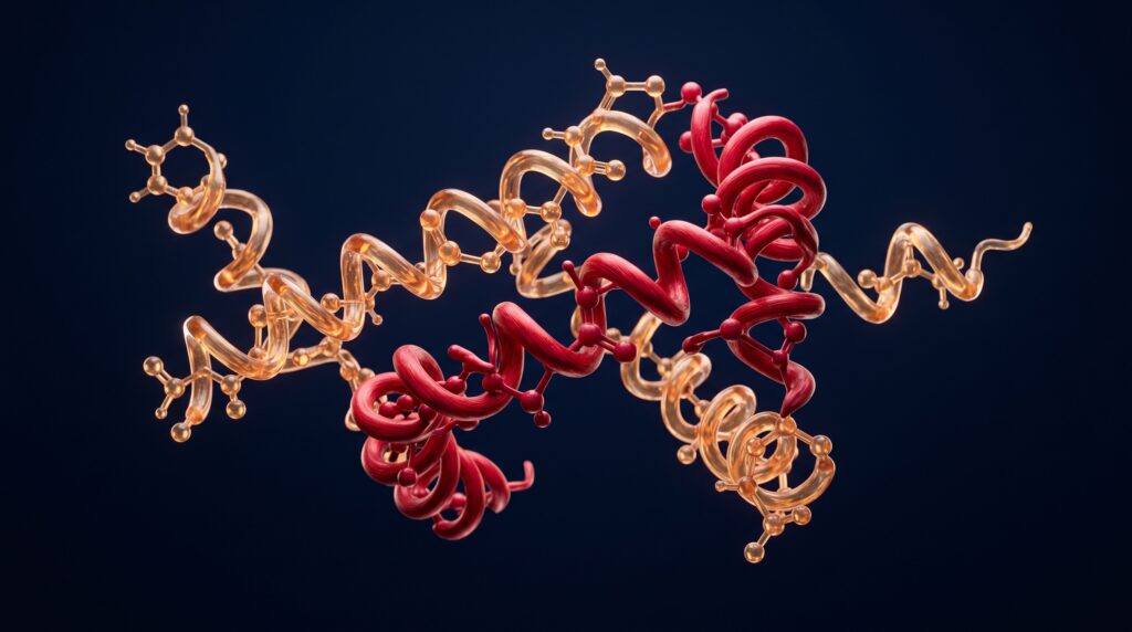 Abstract combination peptide visualization