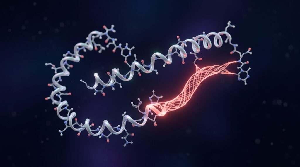 Abstract GHRH analog with DAC tether